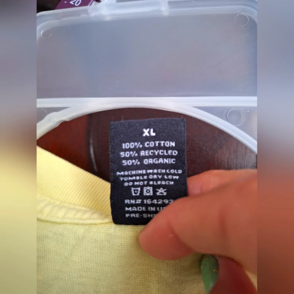 HARRY STYLES "Pleasing" 100% t-shirt in pale yellow size XL - Picture 3 of 4